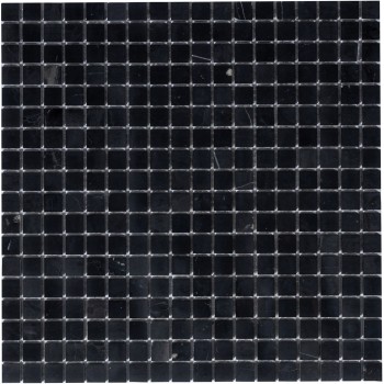 Nero Oriente POL 15x15x4 Мраморная мозаика  Pietrine Nero POL 15x15x4 Caramelle 305x305 мм