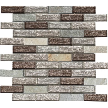 Onega 23x73x8 Мозаика из камня и стекла Caramelle 298x298 мм