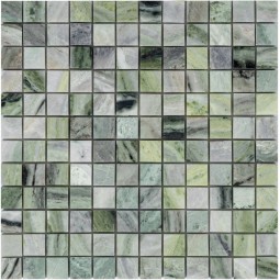 Onice Verde oliva POL 23x23x7 Мраморная мозаика Caramelle 289x289 мм