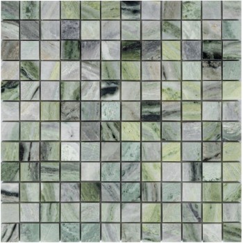 Onice Verde oliva POL 23x23x7 Мраморная мозаика Caramelle 289x289 мм