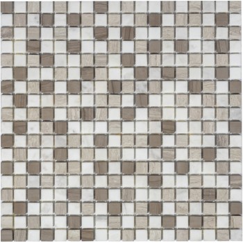 Pietra Mix 3 MAT 15x15x4 Мраморная мозаика Caramelle 305x305 мм