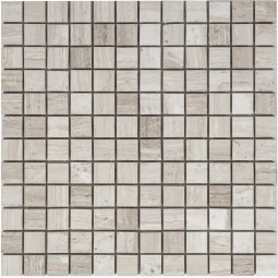 Travertino Silver POL 23x23x7 Мозаика из травертина  Pietrine Travertino silver POL 23x23x7 Caramelle 298x298 мм