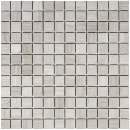 Travertino Silver MAT 23x23x4 Мозаика из травертина  Pietrine Travertino silver MAT 23x23x4 Caramelle 298x298 мм
