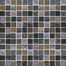 Orion 13 Мозаика из камня и стекла АРТМОМЕНТ 300х300 мм 