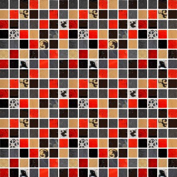 Orion 18 Мозаика из камня и стекла АРТМОМЕНТ 300х300 мм 