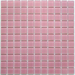 Pink glass Стеклянная мозаика Bonaparte 300x300 мм