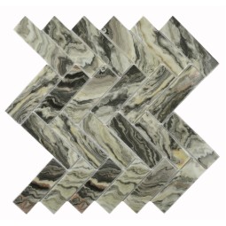 Hadar Grey Стеклянная мозаика Bonaparte 286х286 мм