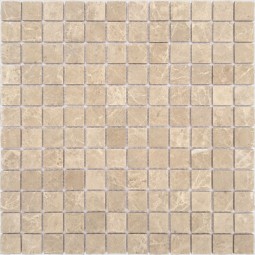 Emperador Light MAT 23x23x4 Мраморная мозаика  Pietrine Caramelle 298x298 мм