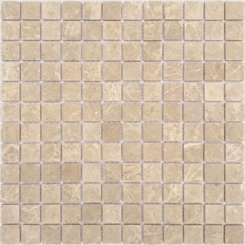 Emperador Light MAT 23x23x4 Мраморная мозаика  Pietrine Caramelle 298x298 мм