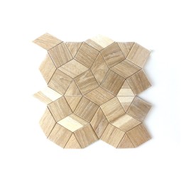 Elipse60s-2 Деревянная мозаика Geometrica 328x328 мм