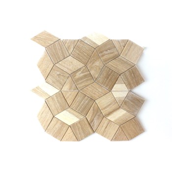 Elipse60s-2 Деревянная мозаика Geometrica 328x328 мм