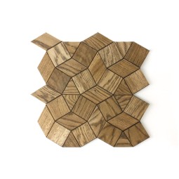 Elipse60s-4 Деревянная мозаика Geometrica 328x328 мм