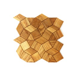 Elipse60s-5 Деревянная мозаика Geometrica 328x328 мм