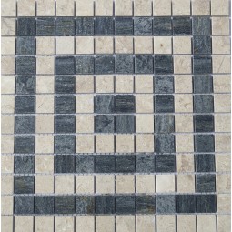 Pano  Мраморная мозаика Geomosaic 300x300 мм