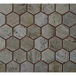 ТБП-48/56 Мозаика из травертина Geomosaic 310x270 мм