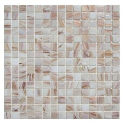 E101 белый авантюрин Стеклянная мозаика Философия мозаики 327x327 мм