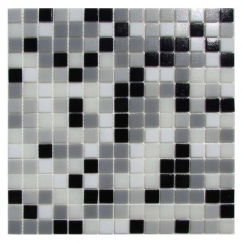 Mix Chess Стеклянная мозаика Философия мозаики 327x327 мм
