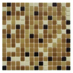 Mix Ochra Стеклянная мозаика Философия мозаики 327x327 мм