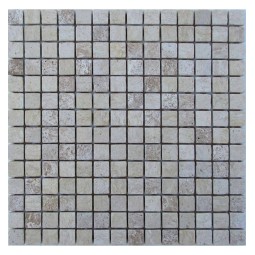 Travertine Mix 20-7T Мозаика из травертина Философия мозаики 305x305 мм
