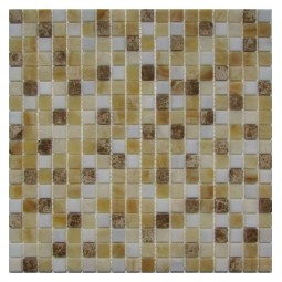 White Cream 15-4P Мраморная мозаика Философия мозаики 300x300 мм