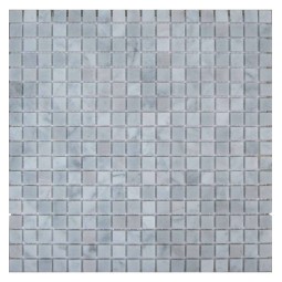 Bianco Carrara 15-4T Мраморная мозаика Философия мозаики 305x305 мм