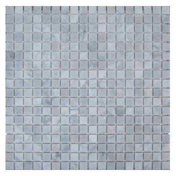 Bianco Carrara 15-4T Мраморная мозаика Философия мозаики 305x305 мм