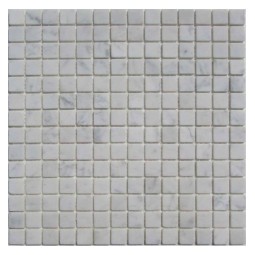 Bianco Carrara 20-4T Мраморная мозаика Философия мозаики 305x305 мм