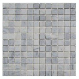 Bianco Carrara 23-4T Мраморная мозаика Философия мозаики 300x300 мм