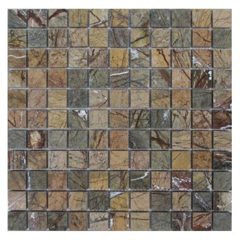 Bidasar Brown 25 Мраморная мозаика Философия мозаики 300x300 мм