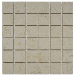 Botticino 48-6P Мраморная мозаика Философия мозаики 305x305 мм