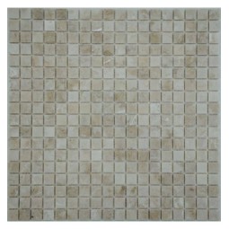 Cappucino Beige 15-4P (Турция) Мраморная мозаика Философия мозаики 305x305 мм