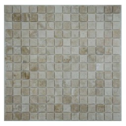 Cappucino Beige 20-4P (Турция) Мраморная мозаика Философия мозаики 305x305 мм