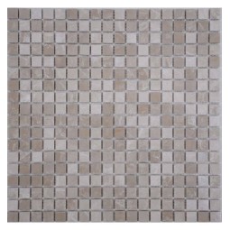Crema Marfil 15-6P (Турция) Мраморная мозаика Философия мозаики 305x305 мм