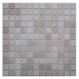 Crema Marfil 23-4T (Турция) Мраморная мозаика Философия мозаики 305x305 мм