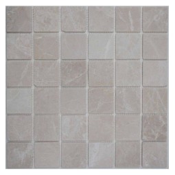Crema Marfil 48-4T (Турция) Мраморная мозаика Философия мозаики 305x305 мм