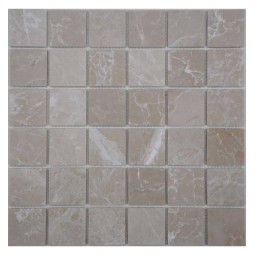 Crema Marfil 48-6P (Турция) Мраморная мозаика Философия мозаики 305x305 мм