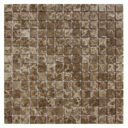 Emperador Light 20-4P Мраморная мозаика Философия мозаики 305x305 мм