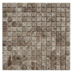 Emperador Light 20-4T Мраморная мозаика Философия мозаики 305x305 мм