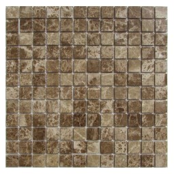 Emperador Light 23-4P Мраморная мозаика Философия мозаики 300x300 мм