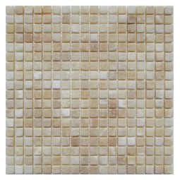 M073-15-8T Onyx Yellow Мозаика из оникса Философия мозаики 305x305 мм