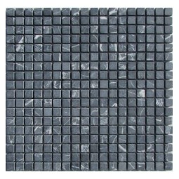 M081-15-8T Nero Marquina Мраморная мозаика Философия мозаики 305x305 мм