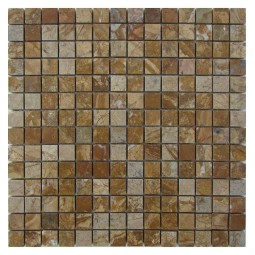 M097-20-8P Мраморная мозаика Философия мозаики 305x305 мм