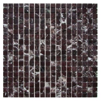 Rosso Levanto 15-6P Мраморная мозаика Философия мозаики 305x305 мм Rosso Levanto 15-6P Мраморная мозаика Философия мозаики 305x305 мм