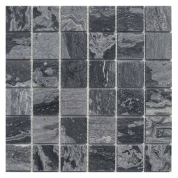 Royal Grey 48-4P Мраморная мозаика Философия мозаики 305x305 мм