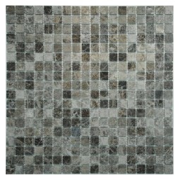 Sultan Dark 15-4P (Турция) Мраморная мозаика Философия мозаики 305x305 мм