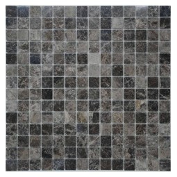 Sultan Dark 20-4P (Турция) Мраморная мозаика Философия мозаики 305x305 мм