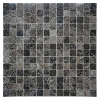 Sultan Dark 20-4P (Турция) Мраморная мозаика Философия мозаики 305x305 мм