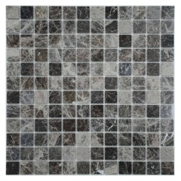 Sultan Dark 23-4P (Турция) Мраморная мозаика Философия мозаики 305x305 мм