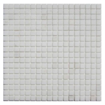 Thassos 15-4P Мраморная мозаика Философия мозаики 305x305 мм