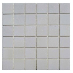 Thassos 48-6P Мраморная мозаика Философия мозаики 305x305 мм